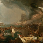 The Course of Empire: Destruction (1836) by Thomas Cole. Courtesy Met Museum, New York/Wikipedia