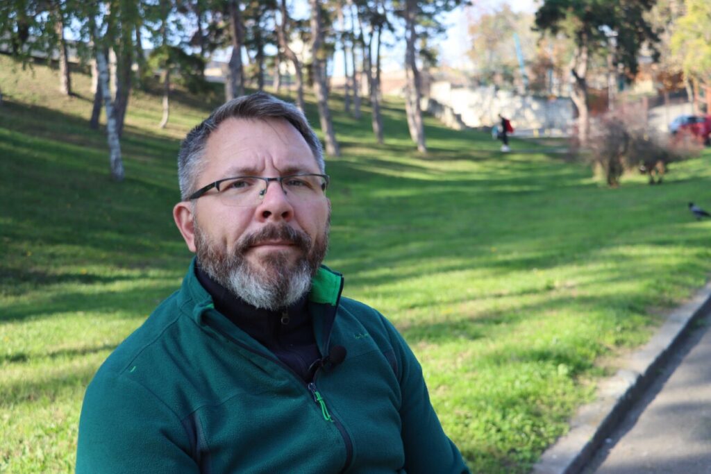 Kristijan Ovari, veteriner në Kopshtin Zoologjik në Beograd. Foto: Media Amfora