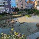 Siti arkeologjik i përmbytur nga ujërat e shiut. Foto: Raportim nga qytetarët