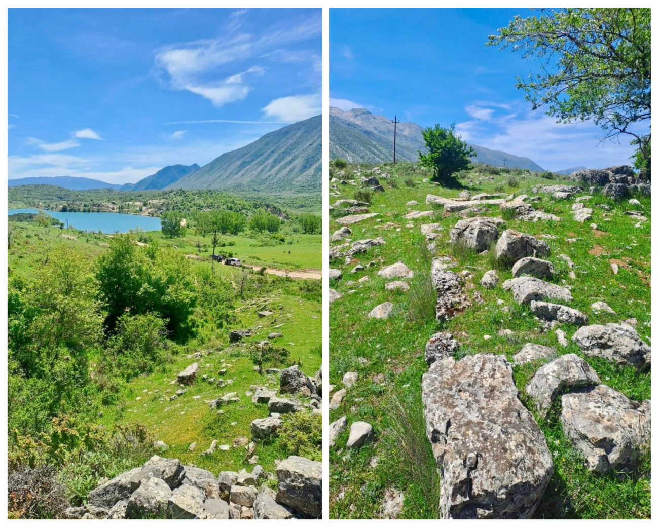 Fotot e strukturava arkeologjike të zbuluara. Galeri nga postimi i IKTK në "Facebook"