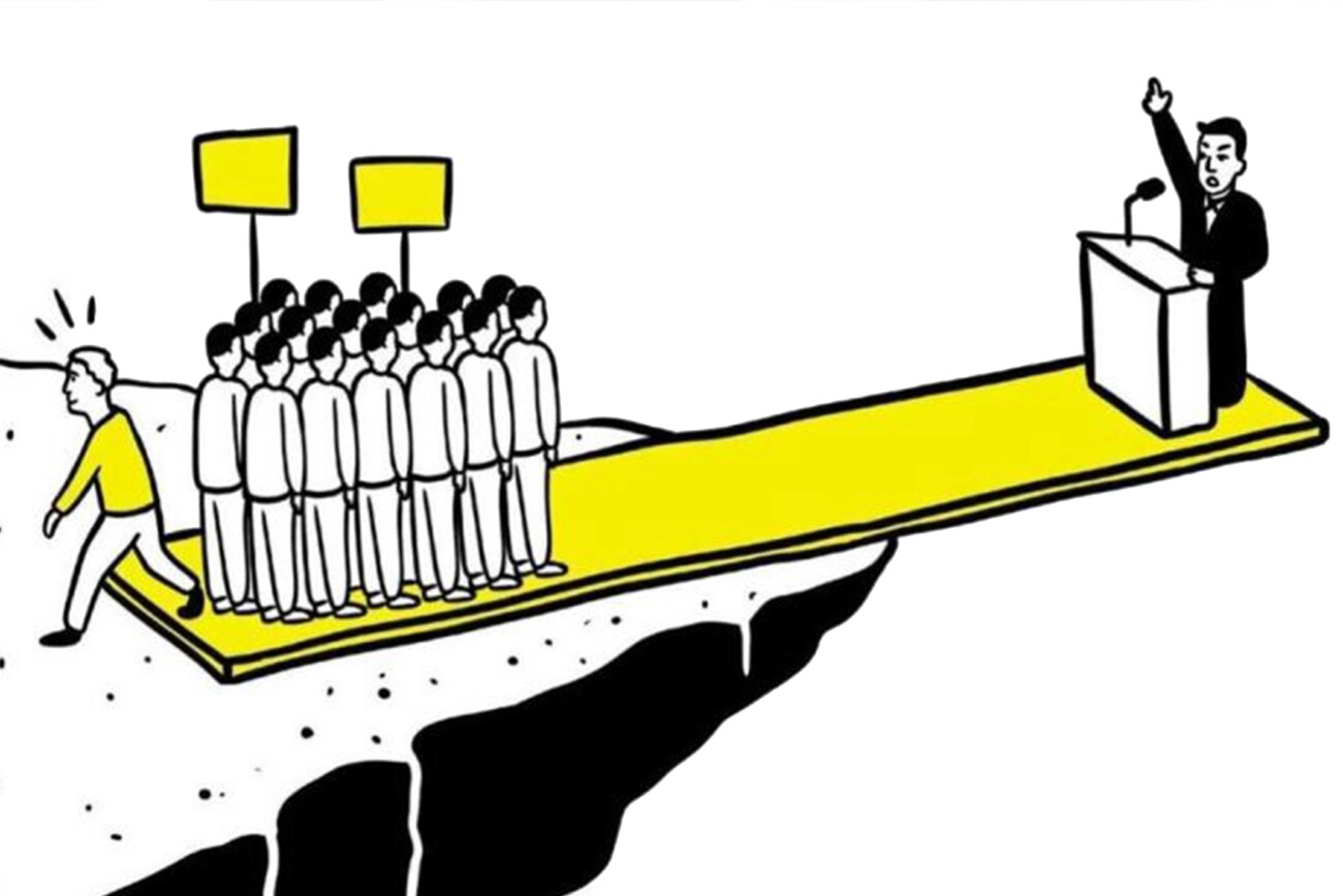 Karikaturë për proceset zgjedhore nga burimet e hapura
