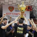 Momenti i shpalljes kampion të "Besëlidhja Basket". Foto Media Amfora
