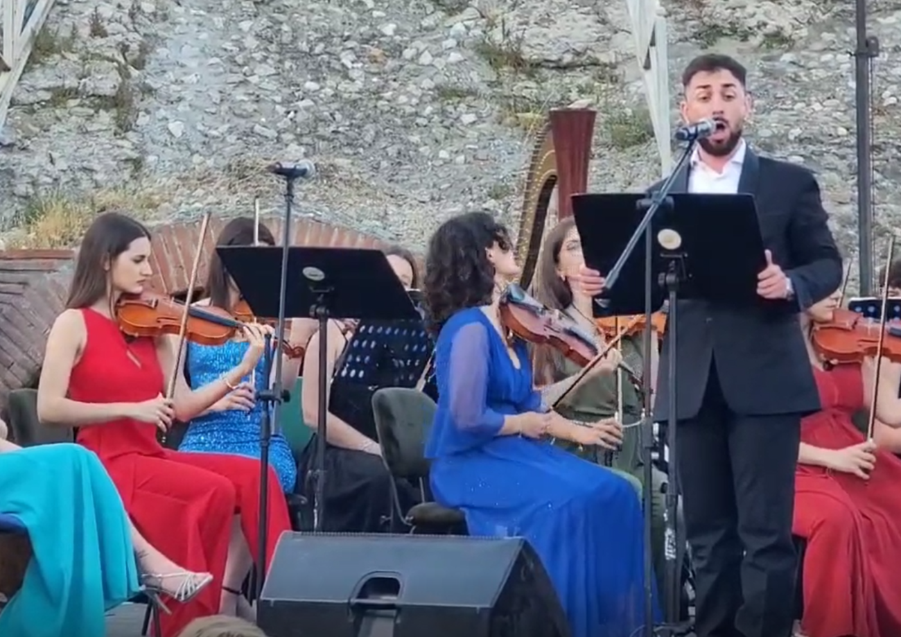 Gjatë koncertit ''Mesdheu në Muzikë'. Foto: Media Amfora