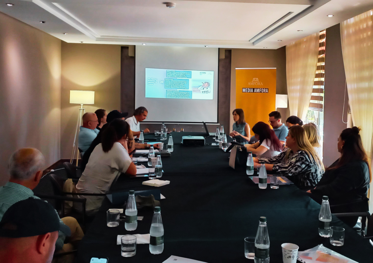 Gjatë trajnimit të organizuar në Durrës. Foto: Media Amfora