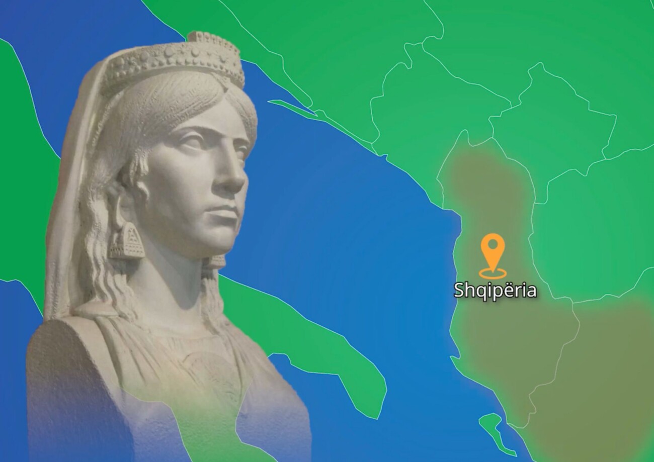 Ilustrim për mbretëreshën Teuta. Përpunoi: Media Amfora