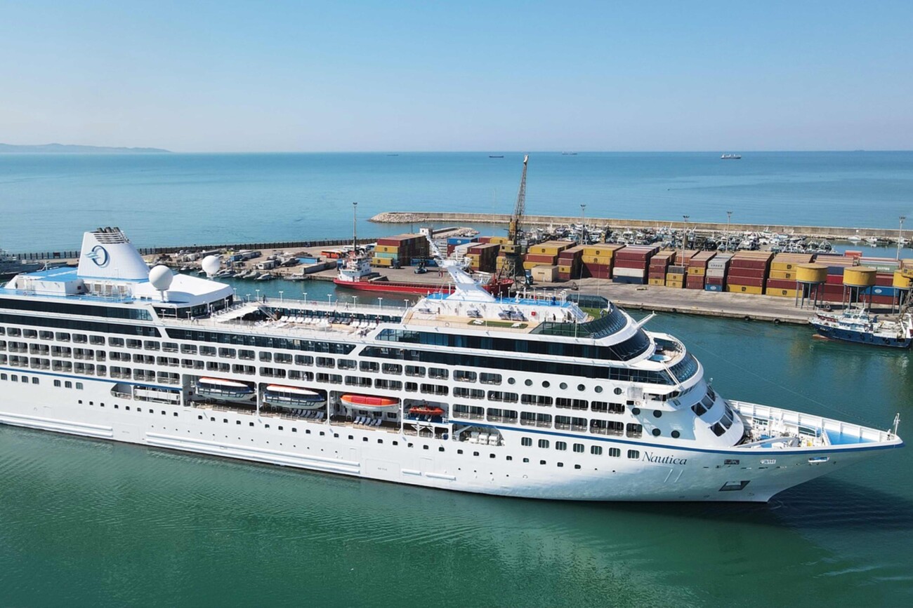 Kroçera “Nautica” ndaloi në Durrës më 11 korrik 2025. Foto Autoritet Portual Durrës