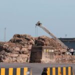 Pjesa e mbetur nga monumenti, shtator 2025. Foto: Media Amfora