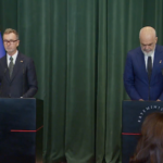 Foto Screenshot nga video e Delegacionit të Bashkimit Evropian në Shqipëri, në Facebook