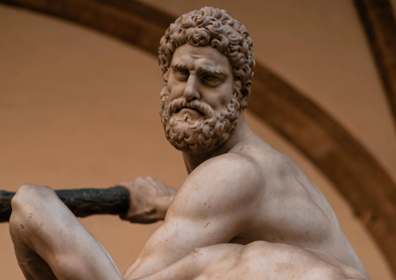 Monumenti i Heraklitit në Firence, Itali. Foto Pixabay