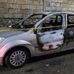 Foto e automjetit pas ngjarjes. Burimi Media Amfora