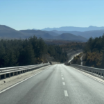 Foto e Rrugës Korçë–Ersekë. Foto: Media Amfora
